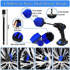 27Pcs Car Detailing Kit, Car Detailing Brush Set, Auto Detailing Drill Brush Set, Car Detailing Brushes, Car Wash Kit, Car Accessories, Car Cleaning Tools Kit for Interior, Exterior, Wheels