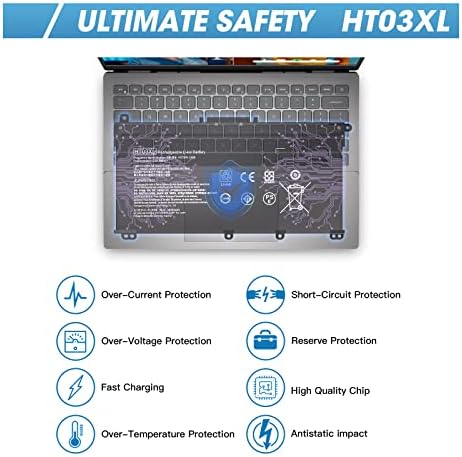 HTO3XL Laptop Replacement L11119-855 HT03XL Battery for HP Pavilion 15-CS3073CL 15-CU0058NR 15Z-CW100 15-CS3153CL 15T-CS200 15-CS0XXX 15-CS2064ST 15-CS3XXX 15-CW1068WM 15T-CS300 15-CW1063WM 15Z-CW000