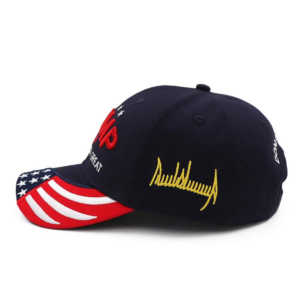 Trump 2024 Hat, Donald Trump 2024 MAGA Hat Embroidery Adjustable Keep America Great Baseball Cap