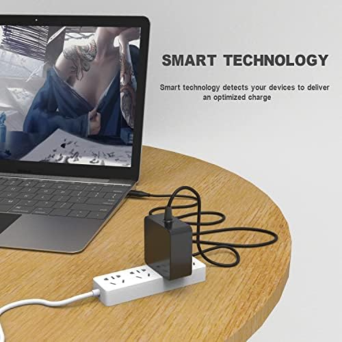 Universal 45W USB C Laptop Charger : Chromebook Charger USB-C,Replacement for HP Asus Samsung Acer Lenovo Dell Google Chromebook Charger,Fast Charging Type C AC Adapter Power Cord