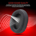 Krone Kalpasmos Replacement Earpads for Sony WH-H900N h.Ear on 2 & Sony MDR-100ABN Headphones, Sony Headphone Cushions Compatible with Sony 900N, Sony WH H900N earpads with Soft Foam Leather(Grey)