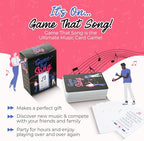 Game That Song - Fun Music Card Game for Adults and Teens - Compete to Play The Best Song- Makes A Great Gift for Music Lovers, Game Night, Galentines Gift, Karaoke or Singing