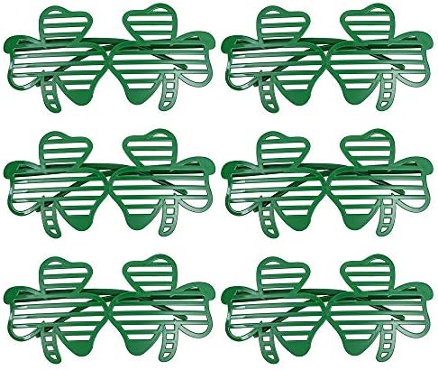 Max Fun 188Pcs St Patricks Day Accessories Party Favors Set Decorations Kids Saint Patricks Day Irish Decor, Green Beads Shamrock for Parades Supplies