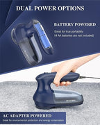 BEAUTURAL Sweater Fabric Shaver Home-Edition, Powerful & Efficient Lint Remover for Clothes and Furniture, AC Adapter or Battery Powered Pill Fuzz Remover, Special for Your Family