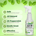 Mighty Mint Mouse Repellent Pouches & Rodent Repellent Spray Bundle