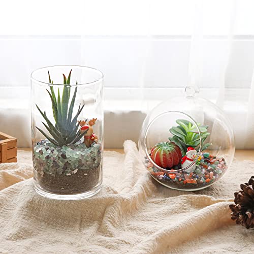 T4U Crystal Chips Stone Crushed Quartz Glass 2LB - Fluorite Tumbled Gravel Small Decorative Pebbles Bulk, Mini Polished Rocks Pieces for Crafts, Vases Filler, Succulent Plants, Aquarium Gravel Rocks