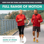 Modvel Ankle Brace for Women & Men - 1 Pair of Ankle Support Sleeve & Ankle Wrap - Compression Ankle Brace for Sprained Ankle, Achilles Tendonitis, Plantar Fasciitis, Injured Foot - Medium, Skin/Nude
