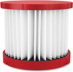 - Milwaukee Replacement Wet/Dry Filter for Cordless Vacuum, Model# 49-90-1900