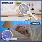 VLISBO Electric Fly Swatter 4000V 2 in 1 Bug Zapper Racket Fly Killer Mosquitoes Trap Lamp Rechargeable with 1200mAh Battery for Indoor Home Office Backyard Patio Camping (1 Pack)-White