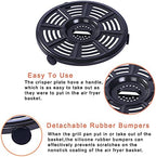 Air Fryer Replacement Crisper Plate For Ninja AF100 to AF150,Grill Pan for Ninja FD401 Foodi OP300 to OP500 Crisper Plate,Air fryer Accessories,Non-Stick