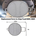 2PCS Splatter Shield for Ninja Foodi IG651, Replacement Stainless Steel Splatter Screen Air Fryer Accessories for Ninja Foodi Smart XL Pro 7-in-1 Indoor Grill, IG600, IG601, IG651