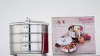 Stackable Stainless Steel Insert Pans - 3 Tiers - Instant Pot Accessories - 6QT & Above - Pressure Cooker Steamer Pan