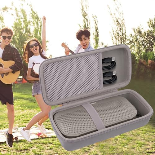 co2CREA Hard Travel Case Replacement for Bose New SoundLink Flex 2nd Gen/Bose SoundLink Flex Bluetooth Portable Speaker (Sandstone Case)