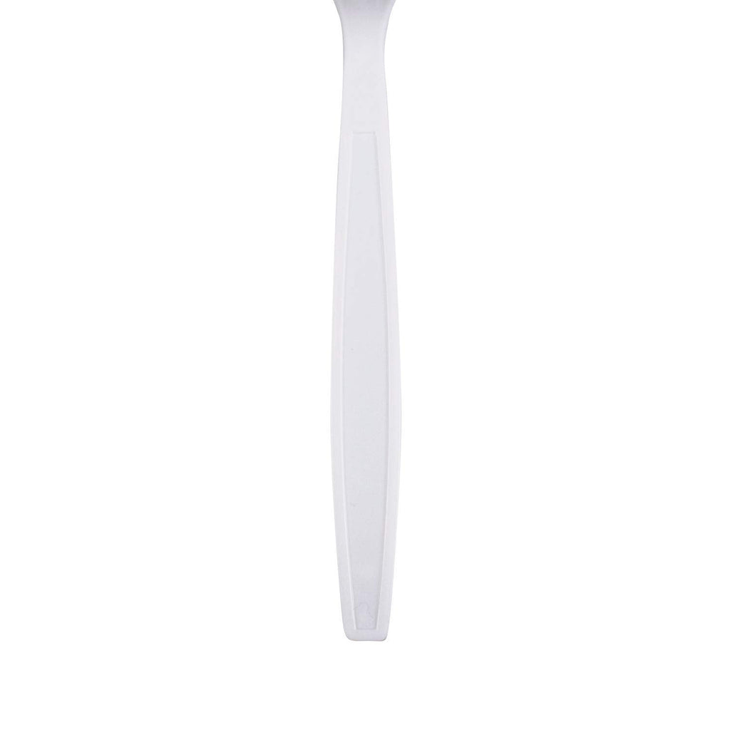 Karat U3530W 7" Poly-Wrapped Heavy-Weight Disposable Fork, White (Pack of 1000)