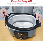 Goldlion Silicone Base Cover Compatible with Ninja Foodi Possiblecooker Pro - Heat-Resistant Anti-Burn Accessories for Ninja Crockpot Slow Cooker