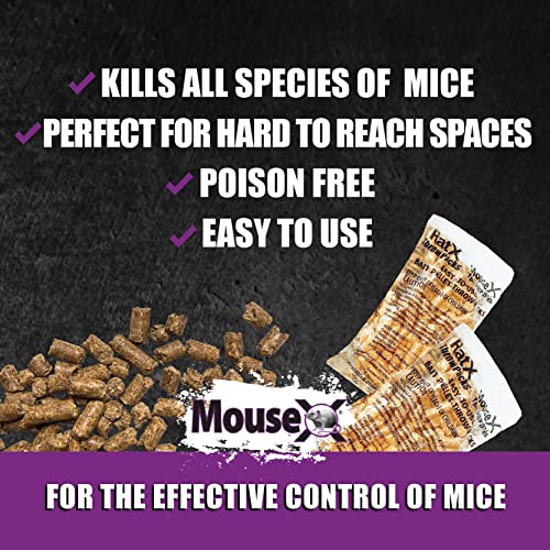 MouseX Throw Packs- For All Species Of Rats Mice Safe Around Pets