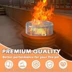 Fire Pit Spark Screen for Tiki Brand Reunion Fire Pit Accessories, Spark Protector Screen with Handle for 22" Outdoor Smokeless Fire Pit Cuisinart, Round Stainless Steel Fire Pit Mesh Screen