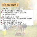 Smoker Door Latch for Pit Boss 1077, Replacement Parts Latch Kits for Pit Boss Pro Series II 4 / Pitboss PBV4PS2/10739 /Cuisinart/Masterbuilt Electric Smoker,pit boss pro series parts