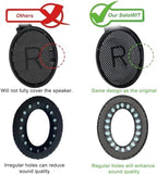 SoloWIT Replacement Earpads Cushions for Bose QuietComfort 35 (QC35) & Quiet Comfort 35 II (QC35 ii) Headphones, Ear Pads with Softer Leather, Noise Isolation Foam, Added Thickness (Black)