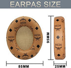 Replacement Ear Pads Protein PU Leather Ear Cushion Compatible with Beats by Dr.Dre Studio 2.0 Studio 3 B0500 B0501 Wired Wireless Over-Ear Headphones (Floral Brown)