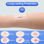 Niceful 20 Packs Hydrocolloid Bandages 2x2, HSA FSA Eligible, Small Hydrocolloid Gel Bandages for Wounds, Wound Healing Bed Sore Bandages