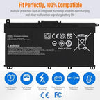 HT03XL L11119-855 Laptop Battery Replacement for HP Pavilion 14-CE 14-CF 14-DF 15-CS 15-DA 15-DB 15-DW 17-by 17-CA Series 15-CS0053CL 15-DW0033NR 15-DA0014DX L11421-542 L11421-2C2