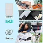 4 Pack Wireless Car Key Finder That Makes Noise | 115ft Range 85dB RF Key Tracker, Phone/Wallet Finder with 4 Item Locator Tags