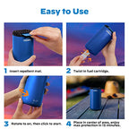 Thermacell Mosquito Repeller Patio Shield; Includes 12-Hour Refill; 15 Foot Zone of Protection; Highly Effective Mosquito Repellent for Patio; Deet Free Bug Spray Alternative; Scent Free
