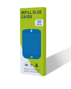 20 Pcs Refill Cartridges for Stem Flying Insect Light Trap, Replacement Glue Card Compatible with Wondercide Indoor Plug-in Blue Light Trap for Fly Bug Mosquito Gnat