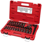 Milwaukee 43PC Shockwave Impact Duty 3/8" Drive SAE & Metric Deep 6 Point Socket Set with Accessories