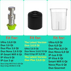 Lid Replacement Parts for Instant Pot Duo Nova 60, Ultra 60, Duo60-the Latest Version and Duo Plus 60-the Latest Version, 6 Qt Pressure Cooker Accessories