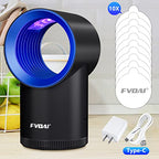 FVOAI Fruit Fly Trap Indoor, Fruit Fly Traps for Indoors H3 Mosquito Zapper Indoor Insect Trap with Suction, Time Setting, Bug Light & 10 Pcs Sticky Glue Boards (Blue)