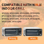 Smart Thermometer Probe Compatible with Ninja SP351 Foodi Smart 13-in-1 Dual Heat Air Fry, Temperature Meat Probe Replacement for Ninja SP351/SP251Q Oven. 1-Pack