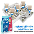 Lousye 12 Pouches Rodent Repellent, Mighty Mint Mouse Repellent,Environmentally Friendly and Humane Mouse Trap for Home, Car Engines, Pest Control for Indoor (White)