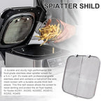 Square Stainless Steel Air Fryer Splatter Shield for Ninja Foodi AG300, AG300C,AG301C, AG302, AG400 Fryer Accessories.