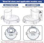 DFP-14NWBCT1 Replacement Clear Food Processor Work Bowl Cover with 4 Locking Tabs, Compatible with Cuisinart Tritan food Processor Only fits Bowl DLC-005AGTXT1,Fits Model DFP-14, DFP-14BCN, DFP-14BCHN