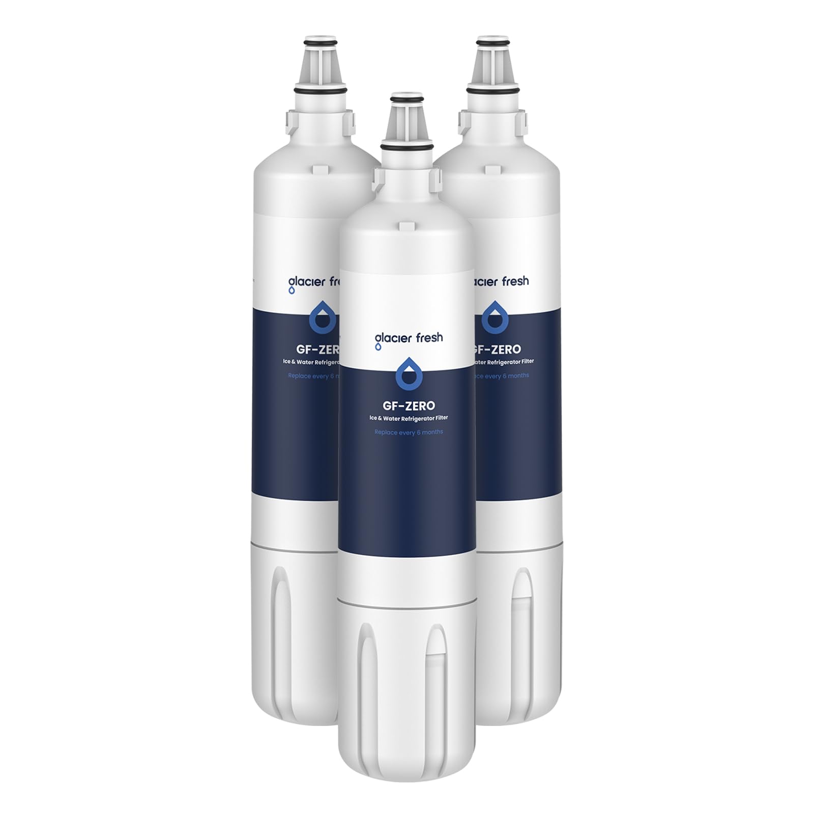 GLACIER FRESH 4204490 Water Filter Compatible with Sub-Zero 4204490, 4290510, 9030868 Refrigerator Water Filter, 3 Pack