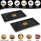 16 Pack Sticky Mouse Traps - Heavy Duty Rat Trap for Home Indoor Outdoor, Mouse Glue Traps, Mice Traps, Sticky Rats Traps, Sticky Glue Traps for Rodent, Snake, Roach, Spider, Black (10.3" X 5.4")
