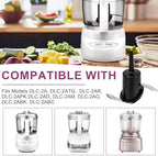 DLC-2ACBN Fits for Cuisinart Mini Prep Plus Food Processor Replacement Chopping Blade, Only Fit DLC-2A Replacement Blade, Compatible with DLC-2A, DLC-2ATQ, DLC-2AR, DLC-2APK et, Sharp and Strong Blade