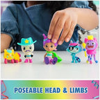 Gabby's Dollhouse, Celebration Themed Figures with Gabby Girl, 5 Cat Toy Figures, Surprise Toys & Dollhouse Accessories, Kids Toys for Girls & Boys 3+