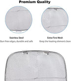 2PCS Stainless Steel Splatter Shield for Ninja Foodi AG301, Replacement Splatter Screen Air Fryer Accessories for Ninja Foodi 5-in-1 Indoor Grill AG300, AG300C,AG301C, AG302, AG400