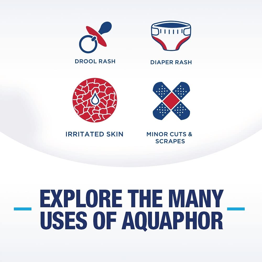 Aquaphor Baby Healing Ointment - Advance Therapy for Diaper Rash, Chapped Cheeks and Minor Scrapes - 14 Ounce (Pack of 1) Jar