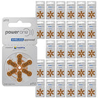 Hearing Aid Battery Powerone Size 312 60 Batteries No Mercury, 3 Pack