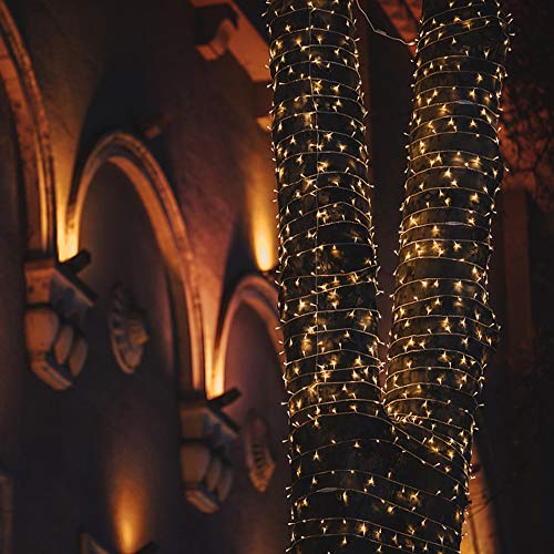 Twinkle Star, 6 Inches Indoor Outdoor, LED String Light for Holiday Christmas Wedding Party Bedroom Decorations, Warm White