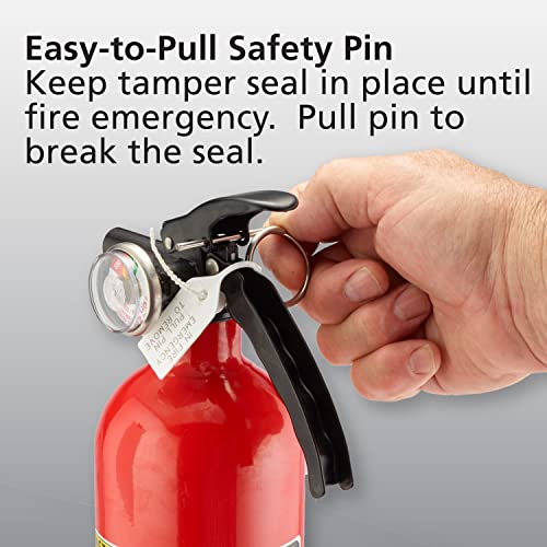 Kidde Fire Extinguisher for Home, 1-A:10-B:C, Dry Chemical Extinguisher, Red, Mounting Bracket Included, 6 Pack
