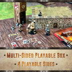 Melee Mats DND Map Starter Kit for Dungeons & Dragons Game - 22” x 26" Double Sided, Wet/Dry Erase Battle Terrain Grid - Ultimate Tabletop Board Gaming Experience with Accessories
