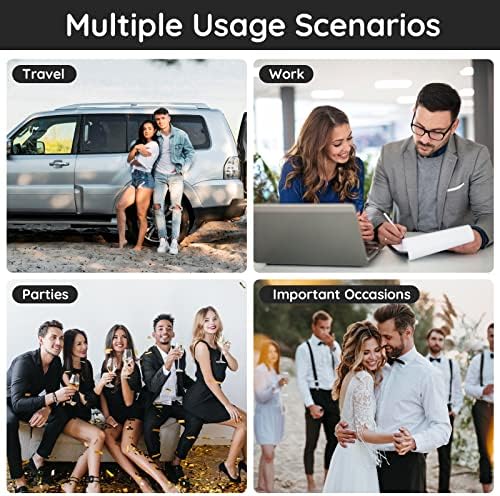 Segbeauty Perfume Atomizer Travel, 10pcs Portable Mini Refillable Perfume Bottles Kits, 10ML Scent Pump Case Empty Glass Toiletries Supplies Containers Travel Size Spray Bottles Accessories Set Clear