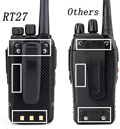 Retevis RT27 Walkie Talkies with Earpiece,Two Way Radios Rechargeable,USB Charging VOX Handsfree,2 Way Radio Long Range for Family Road Trip Camping Hiking Skiing(3 Pack)