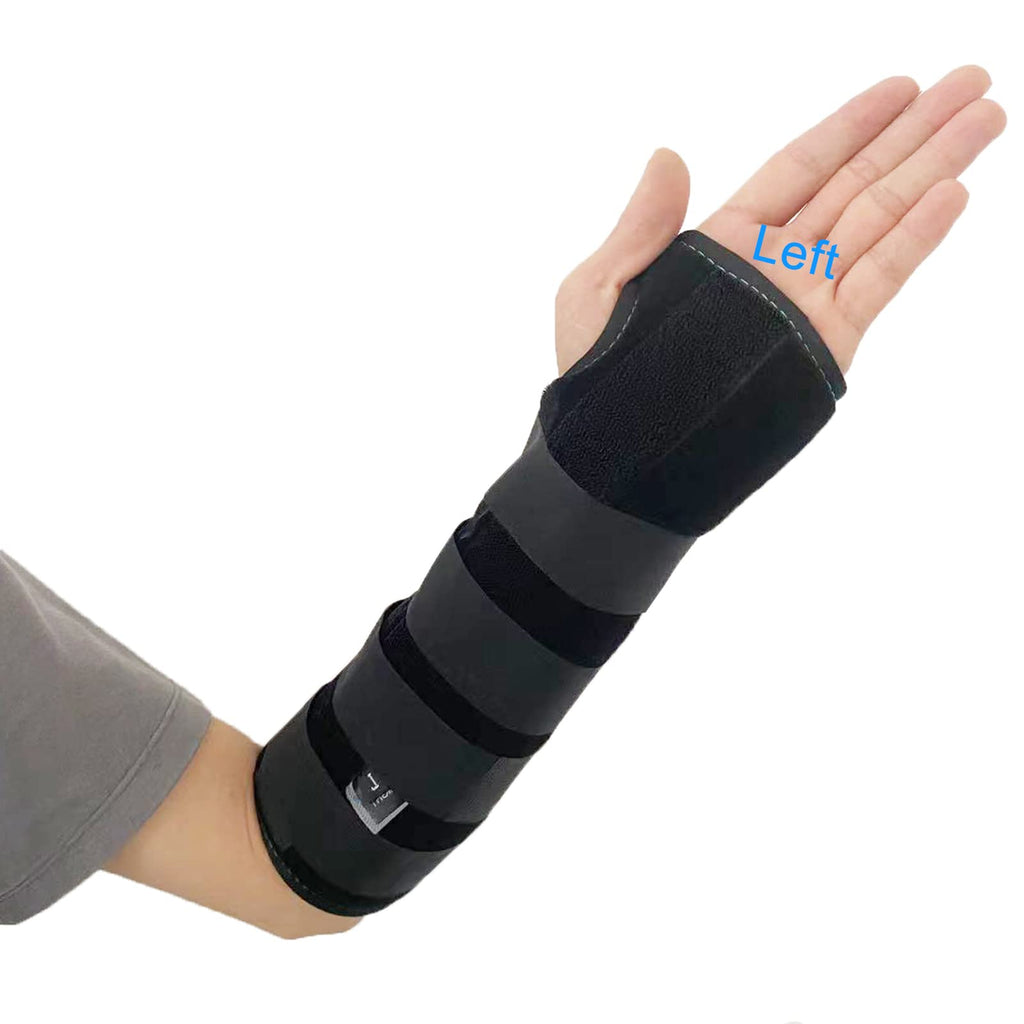 TANDCF Unisex Forearm and Wrist Support Splint Brace Double Fixation Wrist Brace for Carpal Tunnel,Adjustable Night Time Forearm Immobilizer Brace Splints,12.2 inch (31cm) length(LH/L)