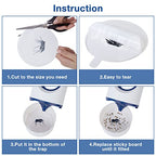 16 Pcs Indoor Mosquito Trap Refill Glue Boards for Mosquito Zapper, Fly Insect Trap Refills Glue Pads for Mosquitoes Lamp, Fit for 4.33" & 4.7" Mosquito Killer, Non-Toxic and Odorless